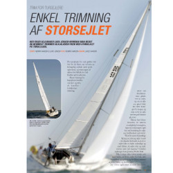 Enkel trim af storsejlet